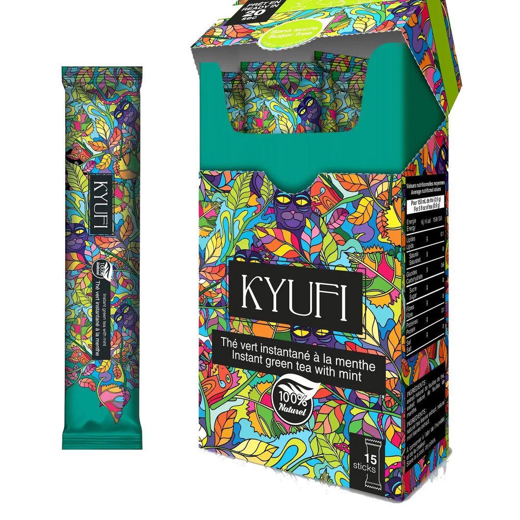 Sugar-Free Instant Mint Green Tea Kyufi